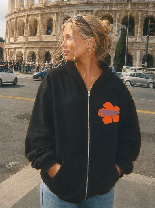 Aloha zip up hoodie